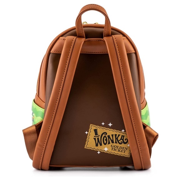 NWT Loungefly Willy Wonka and the Chocolate Factory Mini Backpack & Wallet Set - Picture 3 of 16
